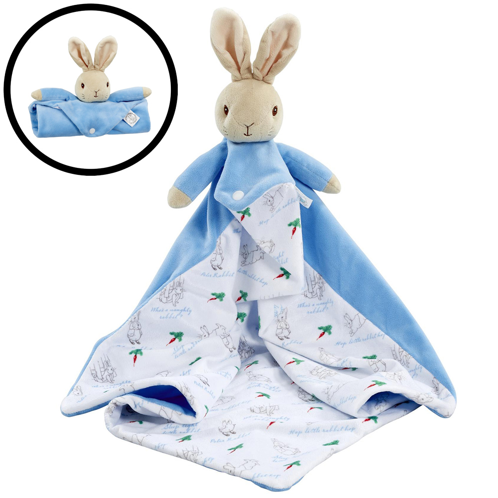 Sensory Large Handmade baby ribbon Taggie Peter Rabbit PERSONALISED 