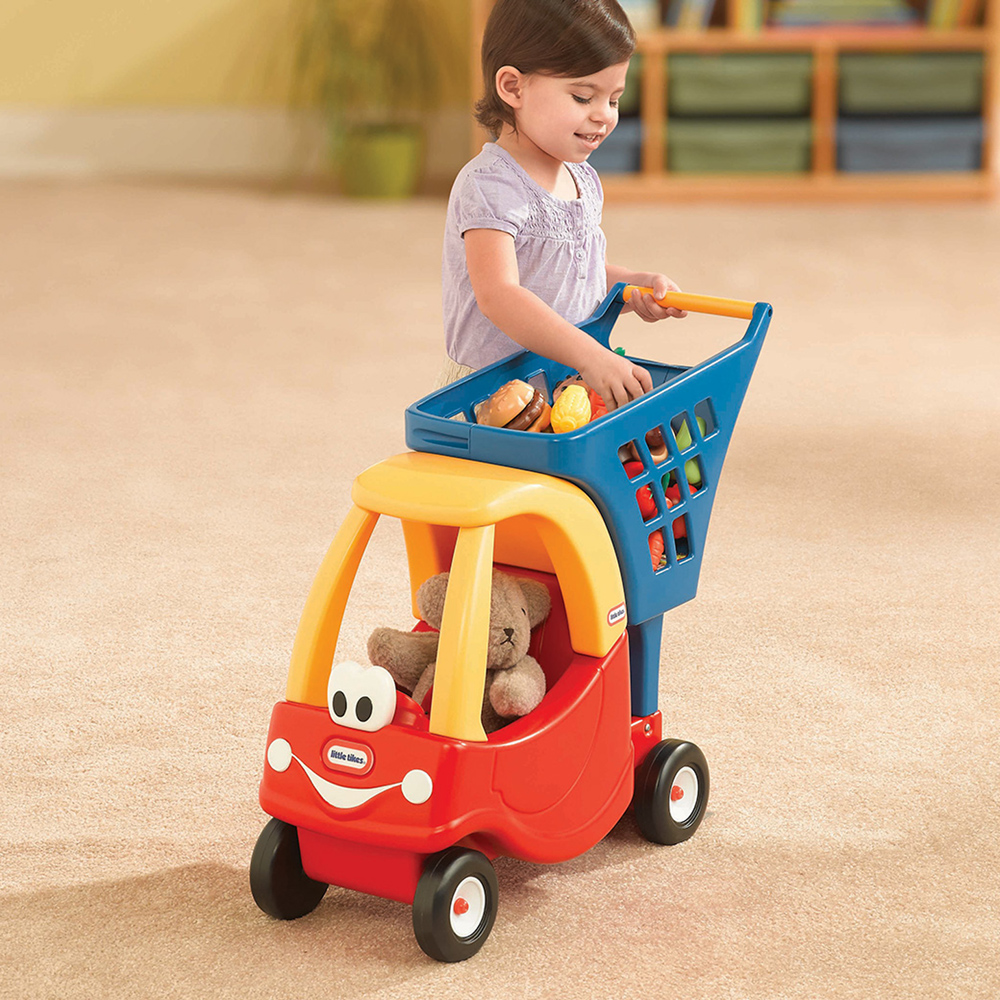 little tikes cozy shopping cart